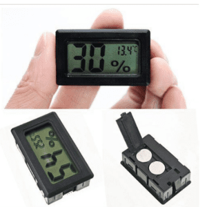 Dụng cụ đo độ ẩm, nhiệt độ đồng hồ nhiệt kế có màn hình