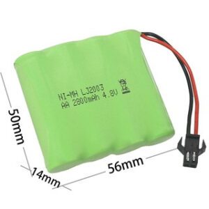 Pin dung lượng cao 4.8V 2800mAh Ni-Mh giắc SM